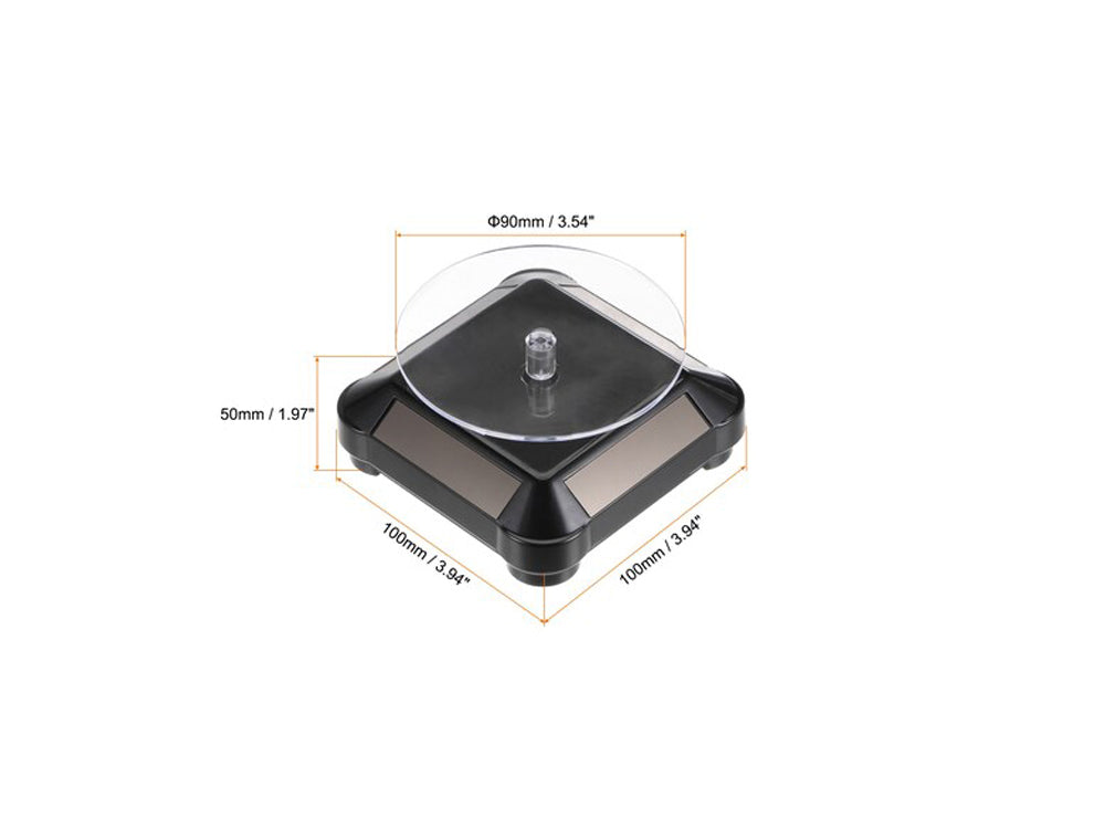 3.5" Solar Rotating Black Model Solar Rotating Stand