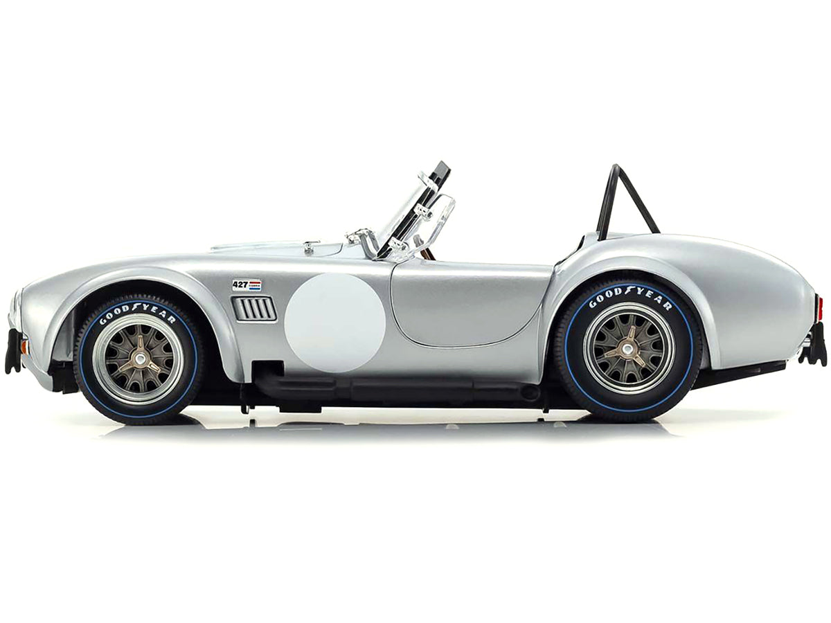 Shelby Cobra 427 S Silver Diecast Model Car