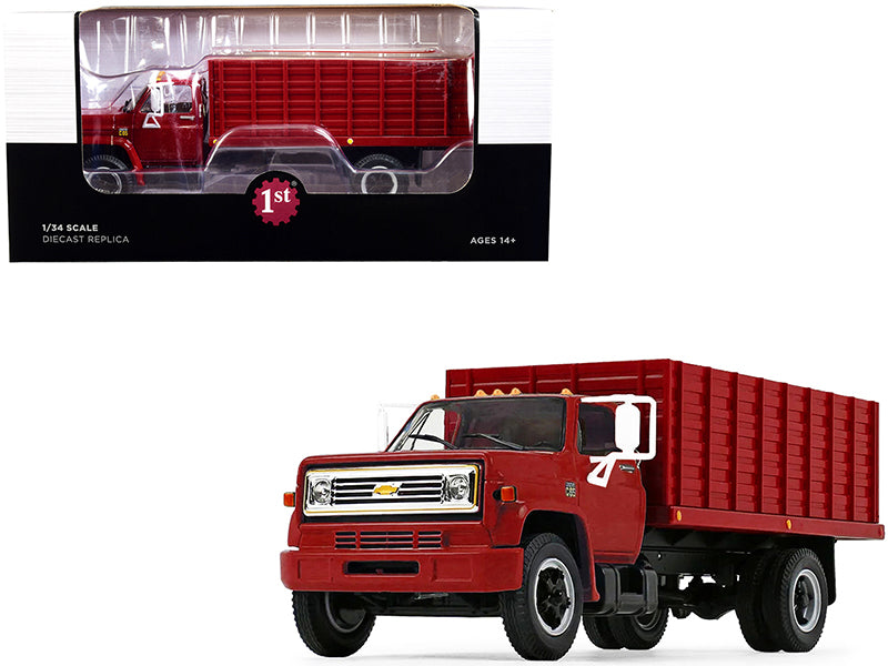 1970s Chevrolet C65 Grain Red Diecast Model Grain Truck