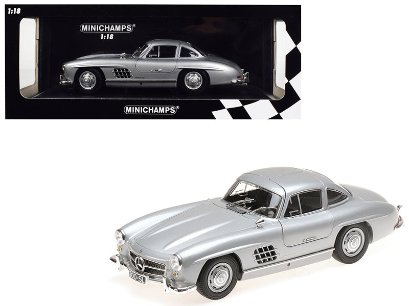 1955 Mercedes Benz 300 Silver Diecast Model Car