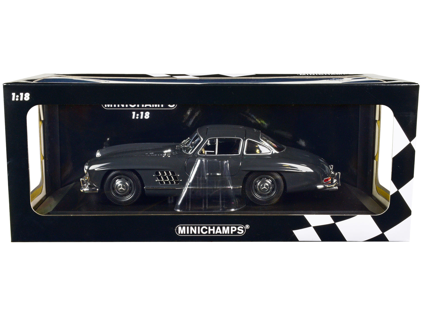 1955 Mercedes-Benz 300 Gray Diecast Model Car