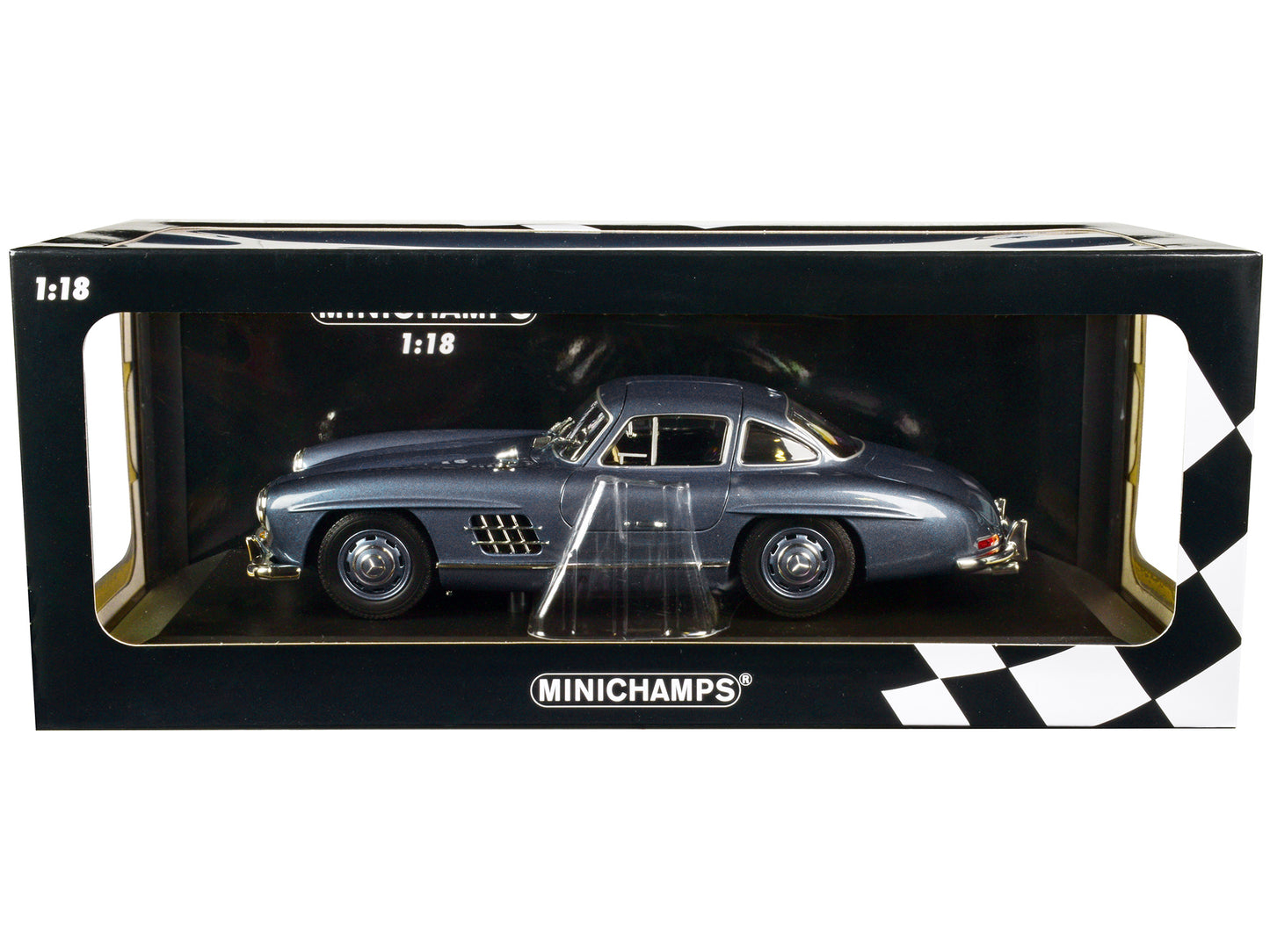1955 Mercedes-Benz 300 Blue Diecast Model Car