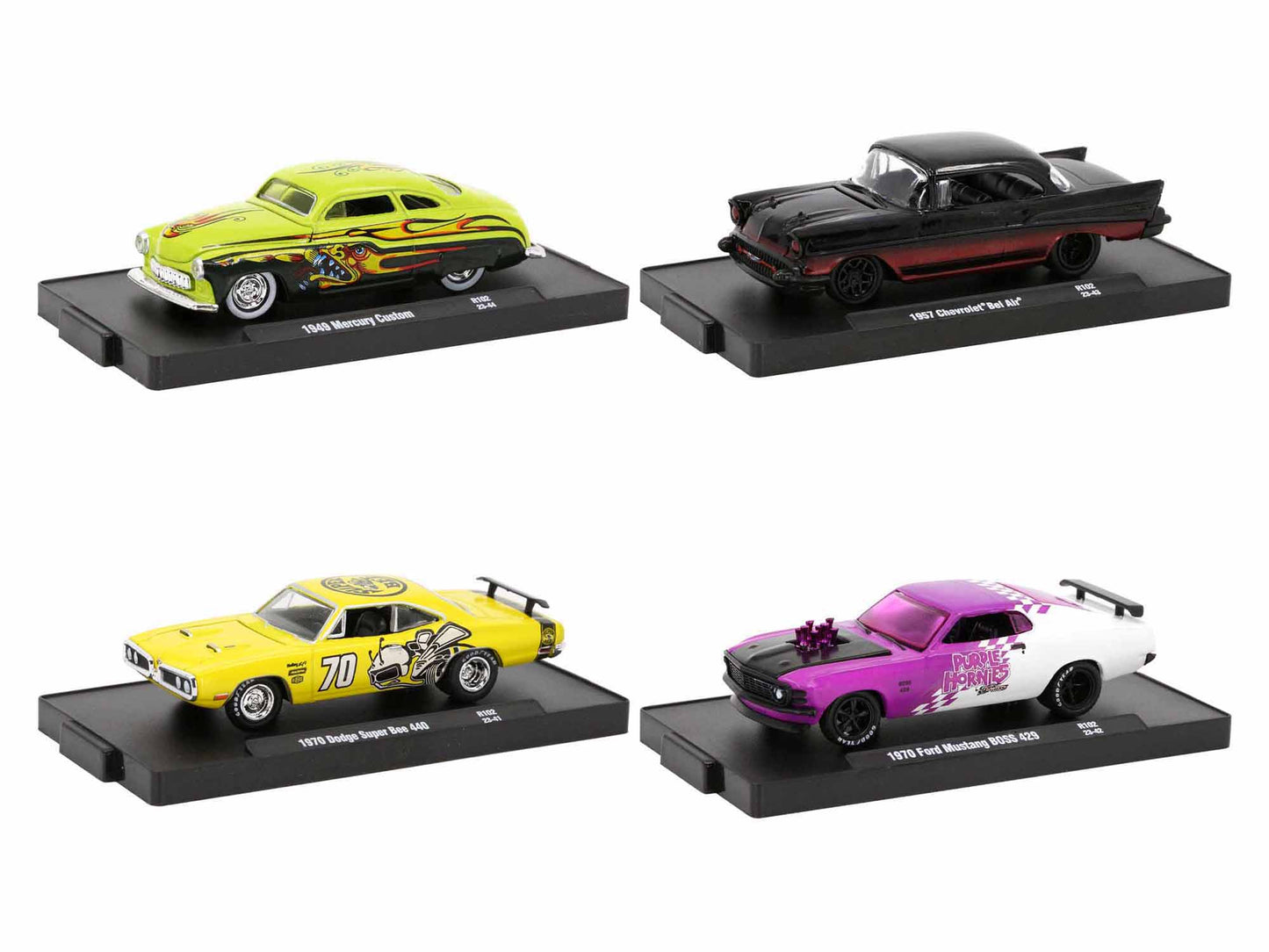 Auto-Drivers 4 Piece Diecast Model Car/Truck Set