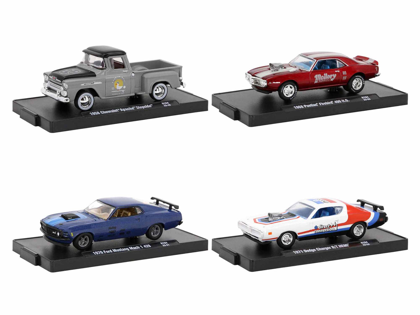 Auto-Drivers 4 Piece Diecast Model Car/Truck Set