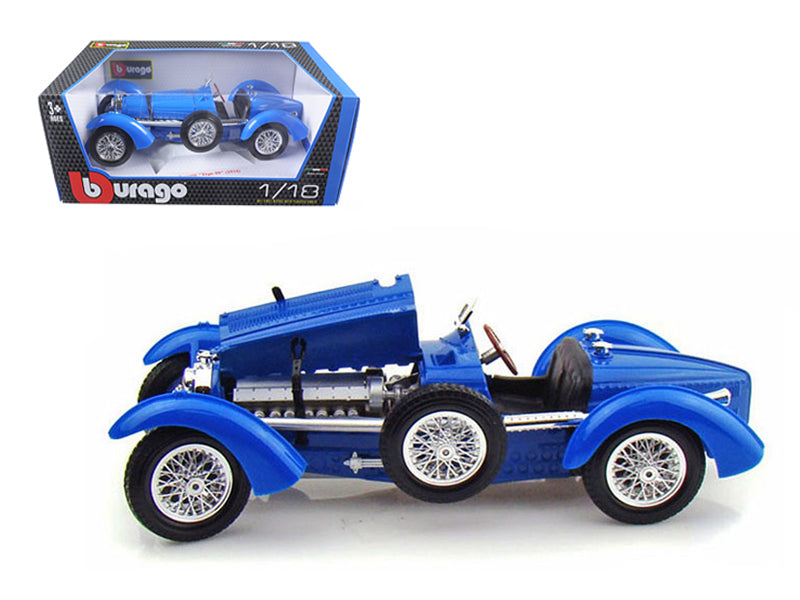 1934 Bugatti Type 59 Blue Diecast Model Car