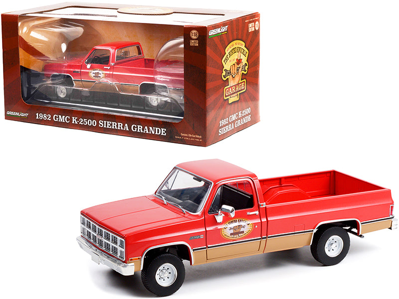 1982 GMC K-2500 Red Diecast Model Pickup Truck