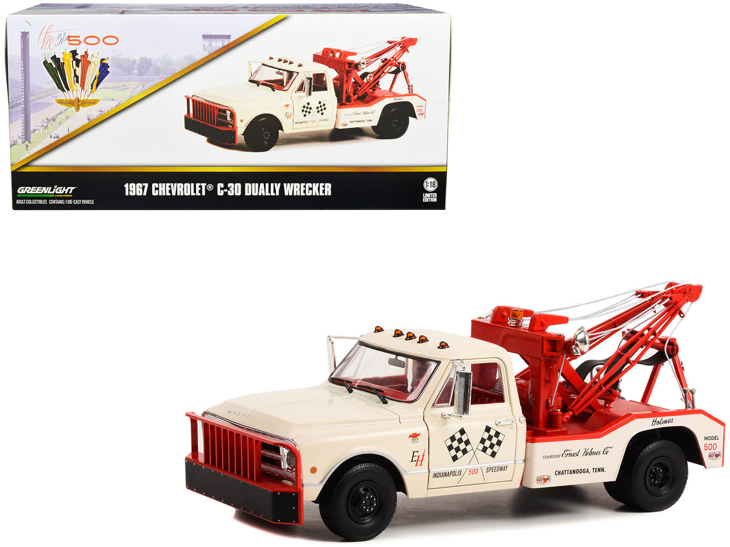 1967 Chevrolet C-30 Red Diecast Model Tow Truck