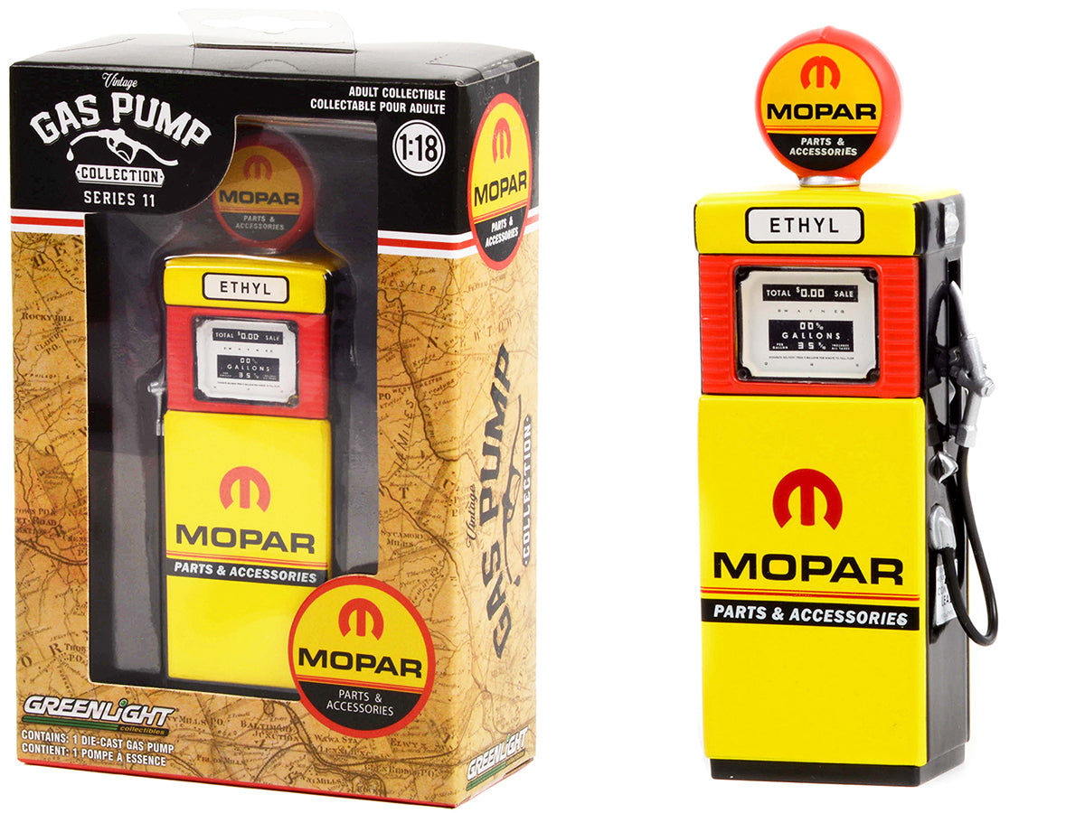 1951 Wayne 505 Gas Yellow Diecast Model Gas Pump
