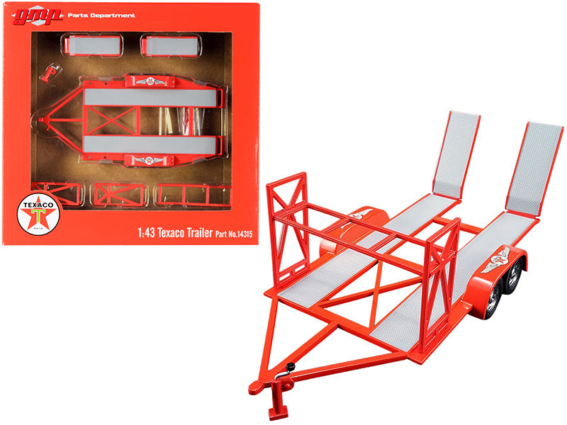 TandemTrailer w Orange Model Car