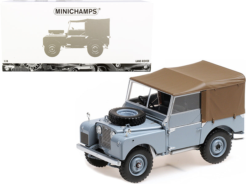 1949 Land Rover RHD Gray Diecast Model Car