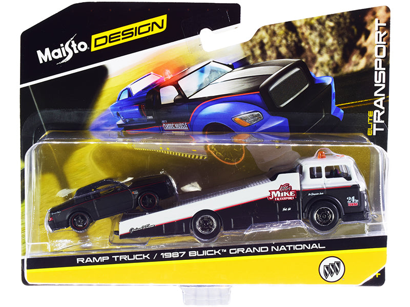 1987 Buick Grand National Black Diecast Model Car/Truck Set