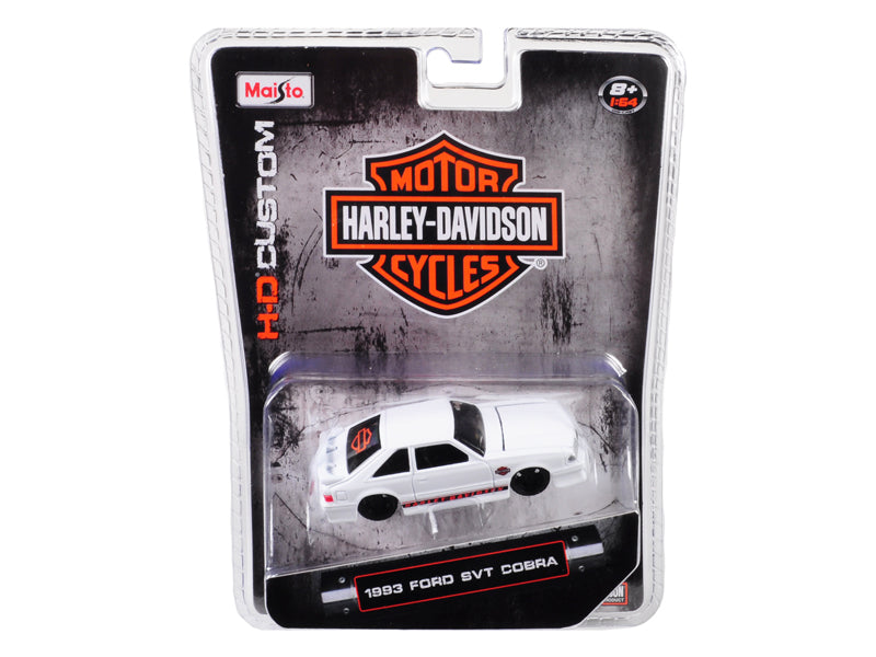 1993 Ford SVT Cobra White Diecast Model Car