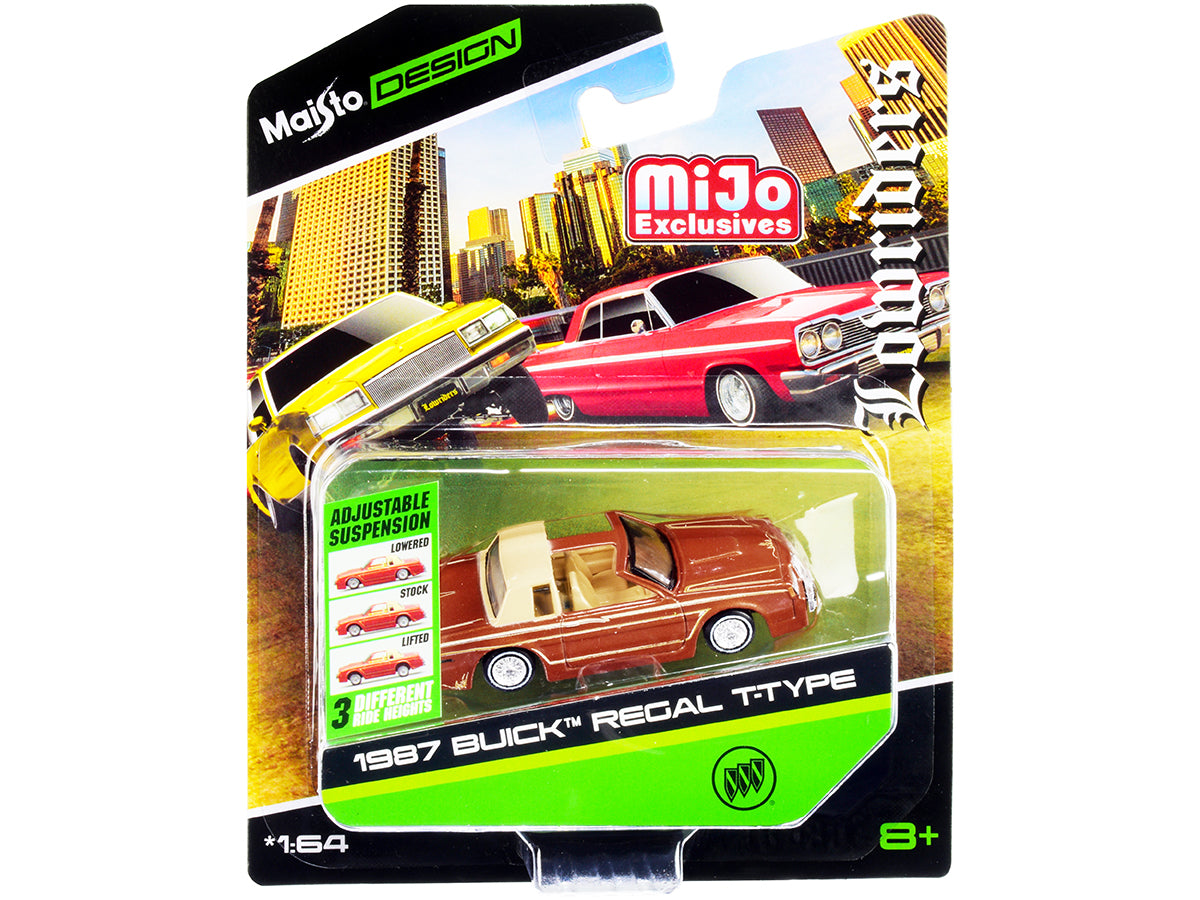 1987 Buick Regal T Copper Diecast Model Car Lowriders