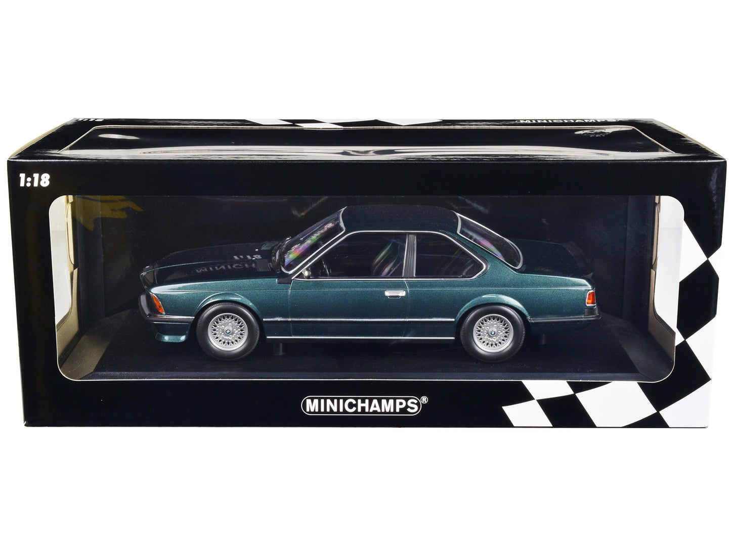 1982 BMW 635 CSi Blue Diecast Model Car
