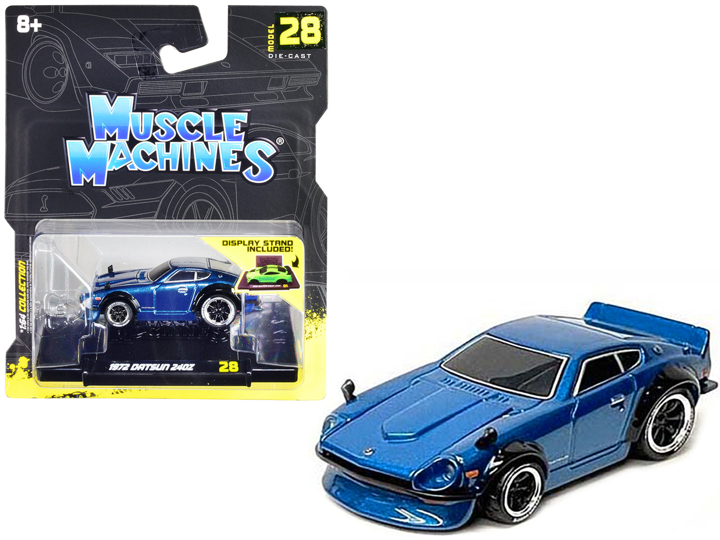 1972 Datsun 240Z Blue Diecast Model Car