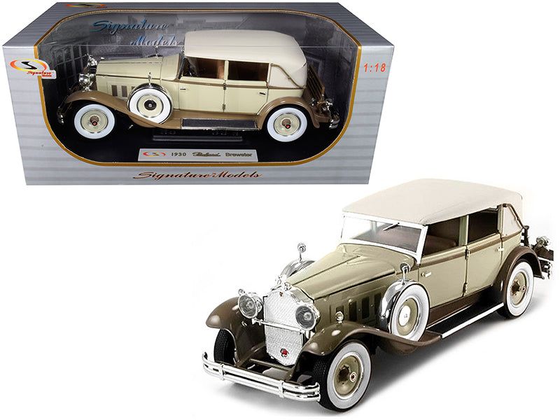 1930 Packard Brewster Tan Brown Diecast Model Car