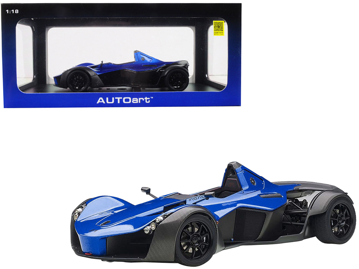 BAC Mono Blue Model Car