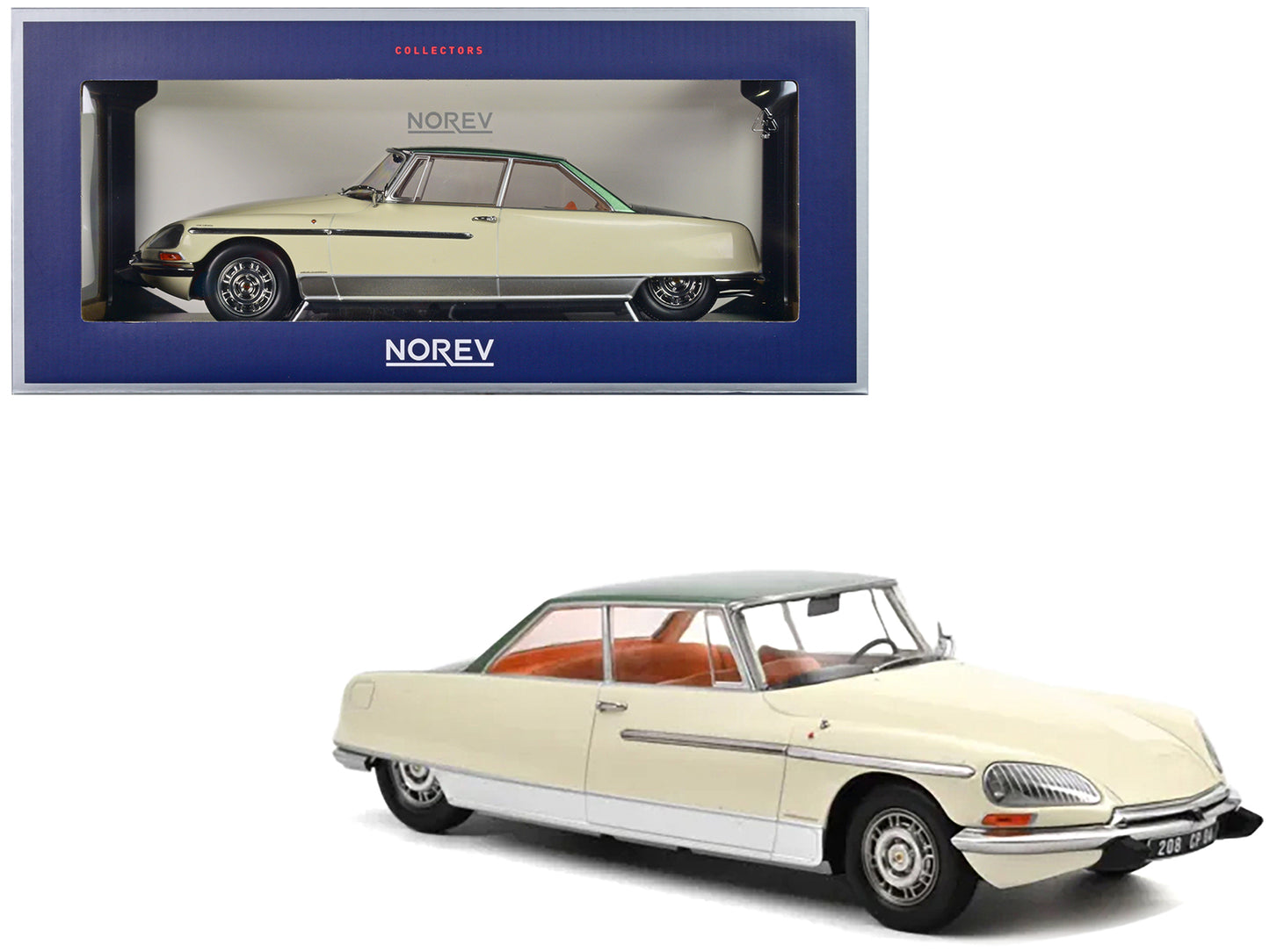 1968 Citroen DS 21 Green Diecast Model Car
