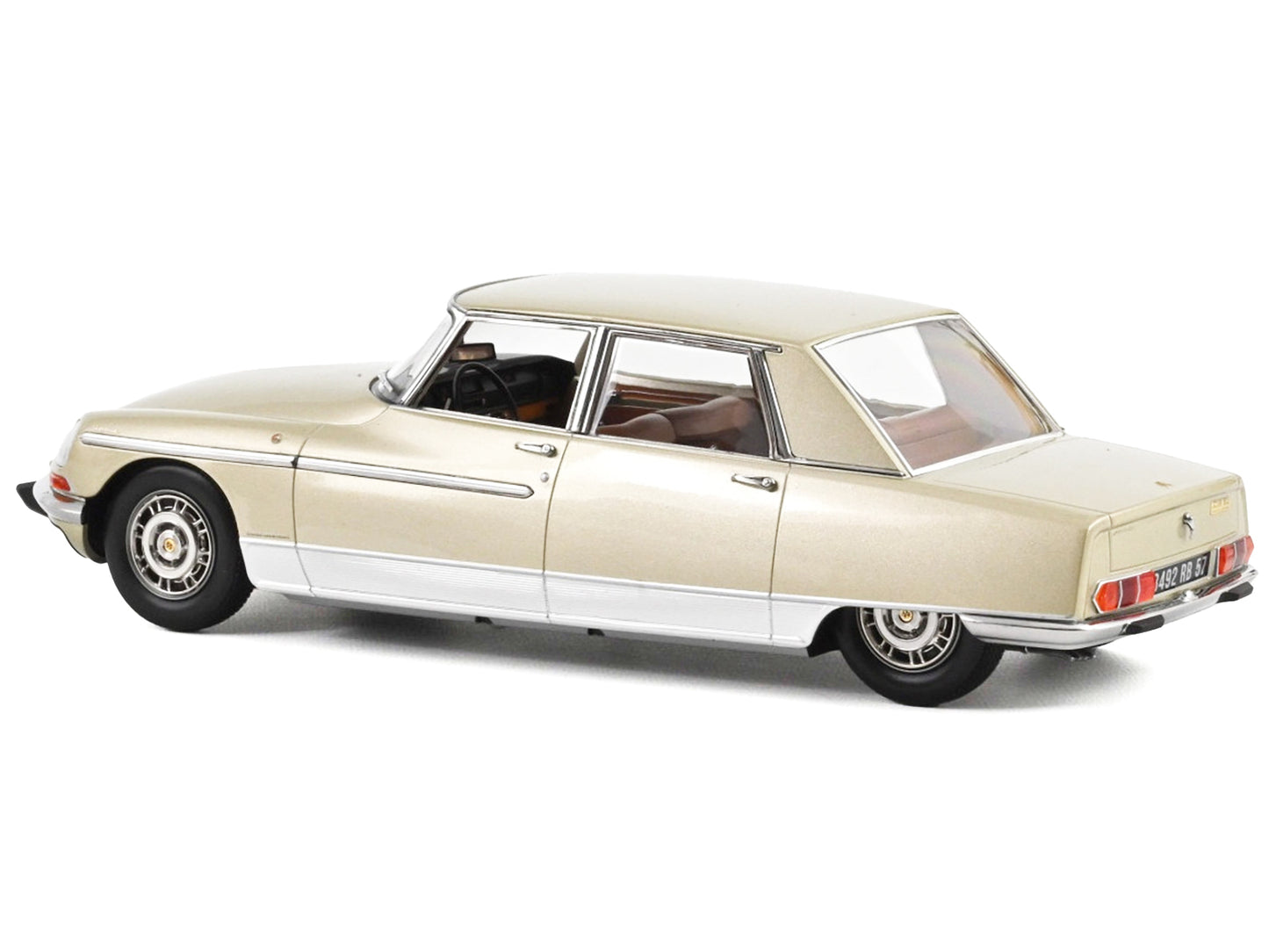 1969 Citroen DS 21 Gold Diecast Model Car