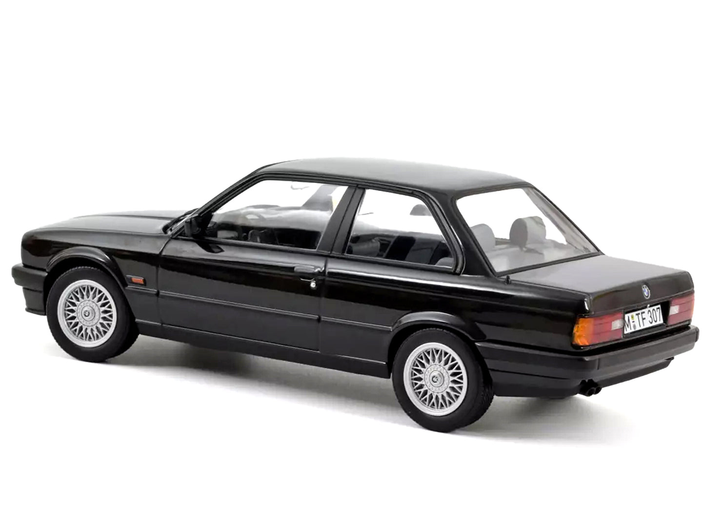 1988 BMW 325i Diamond Black Diecast Model Car