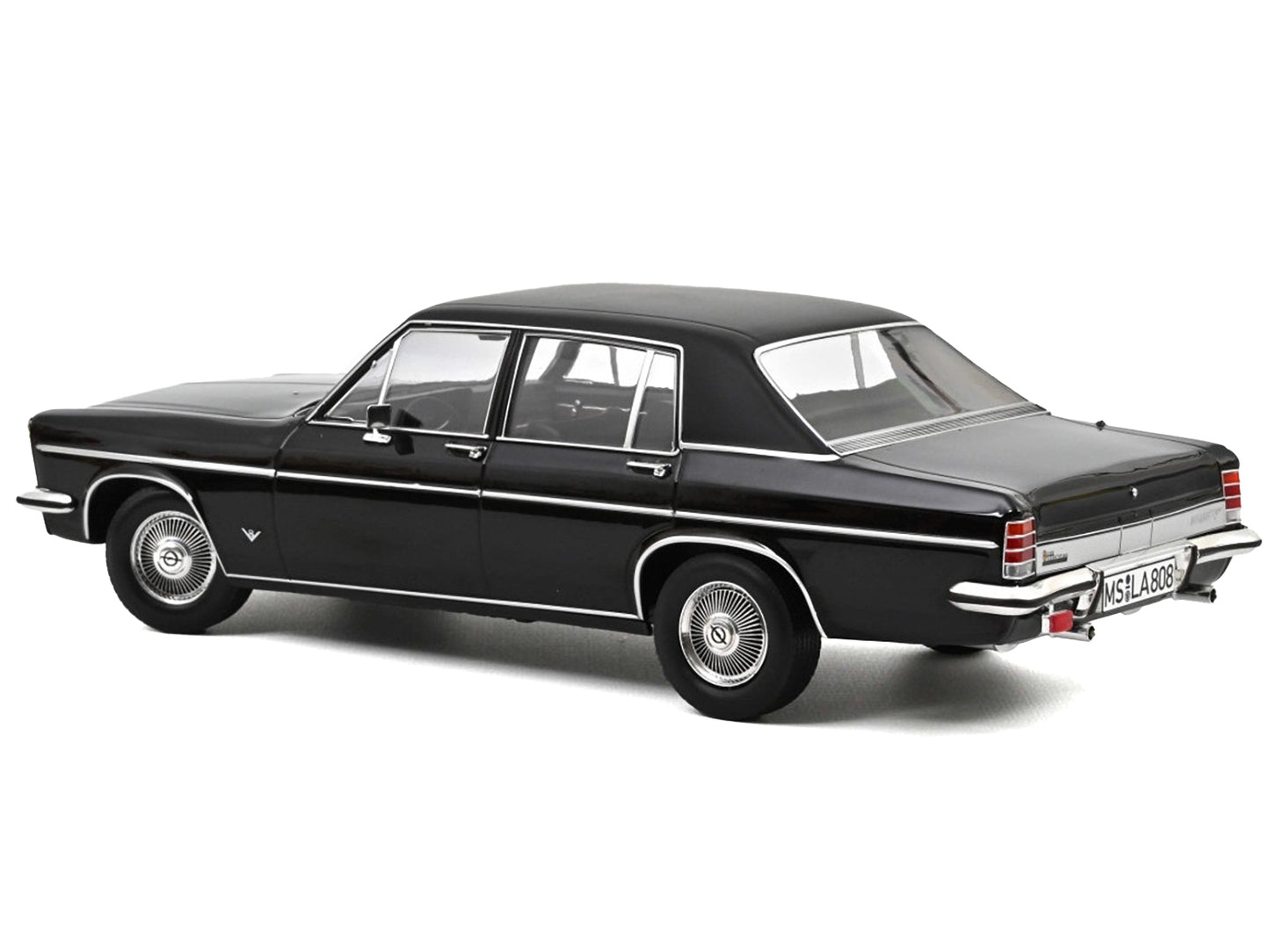 1969 Opel Diplomat V8 Black Diecast Model Car