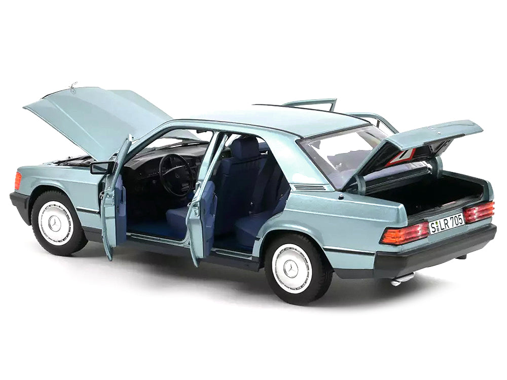 1984 Mercedes-Benz 190 Blue Diecast Model Car