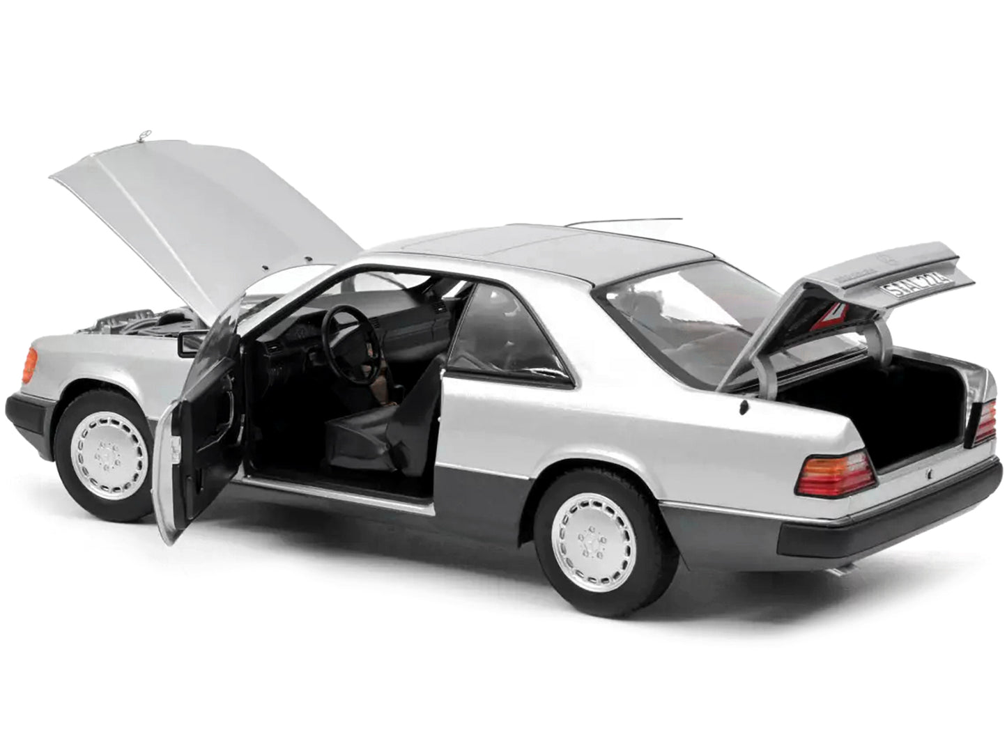 1990 Mercedes-Benz 300 Silver Diecast Model Car