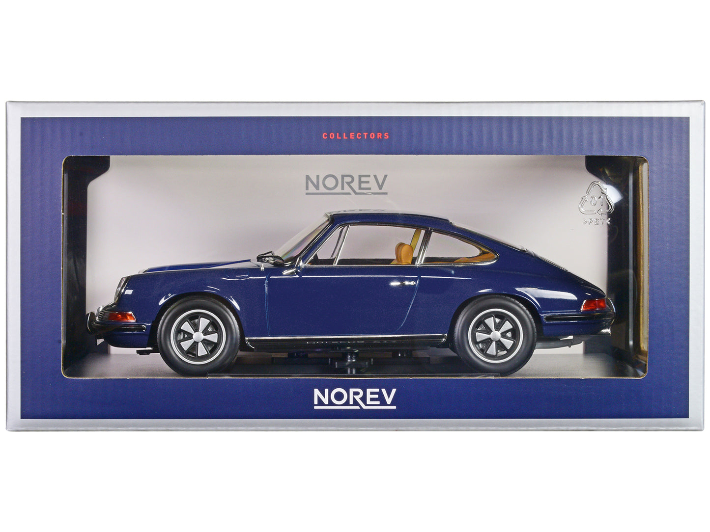 1969 Porsche 911 S Blue Diecast Model Car