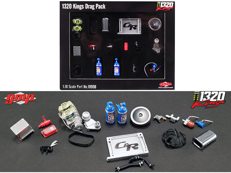 19 Piece 1969 Chevrolet Camaro Diecast Model Accessory Pack