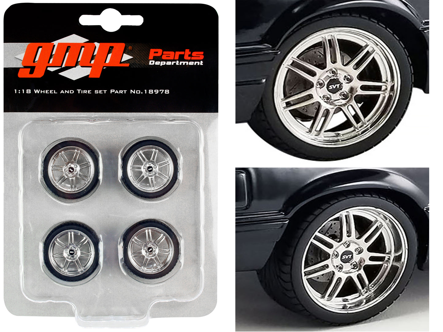 SVT 7-Spoke 1990 Ford Mustang Model Wheels & Tires