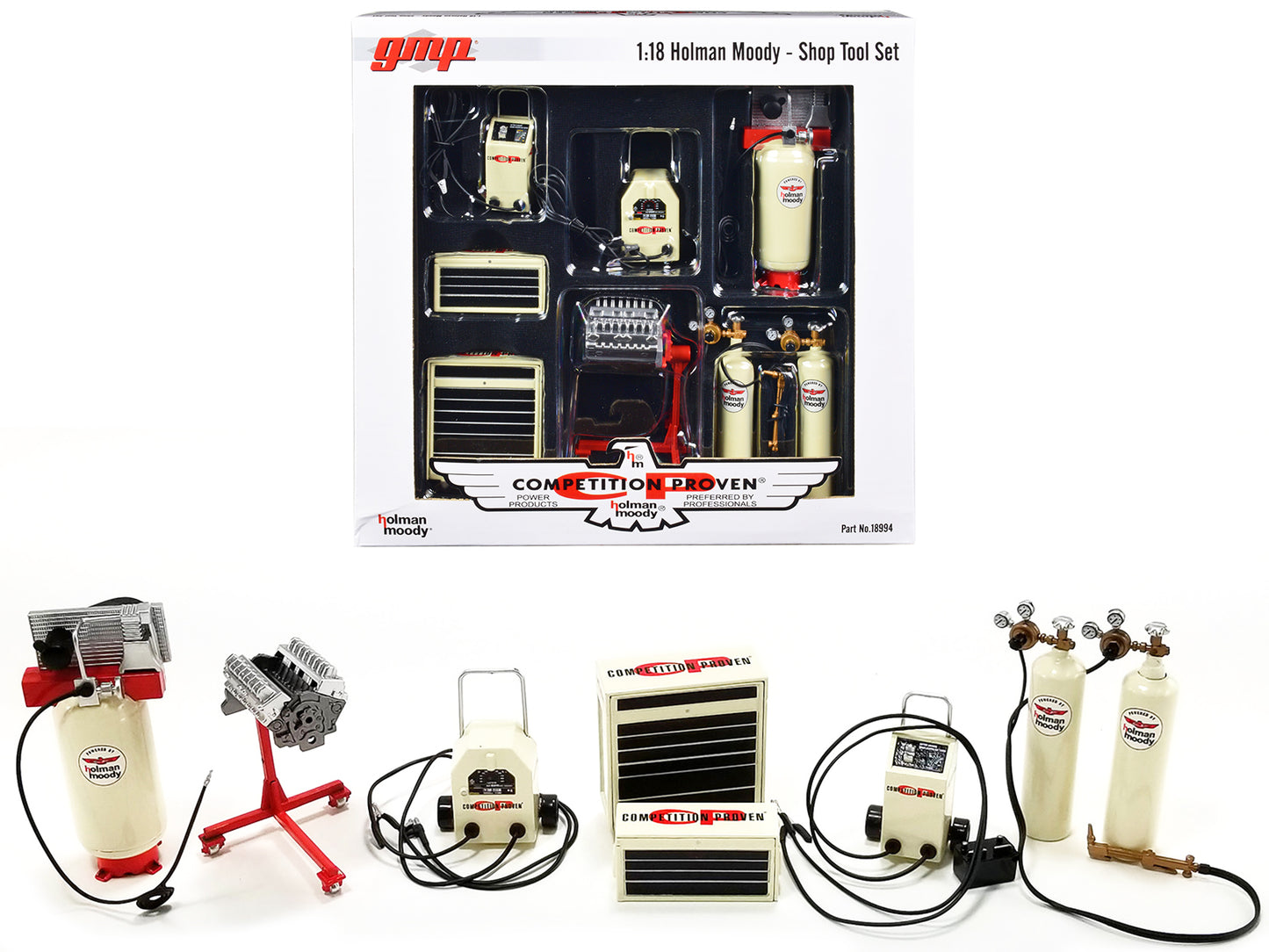 Holman Moody Diecast Model Garage Tool Set