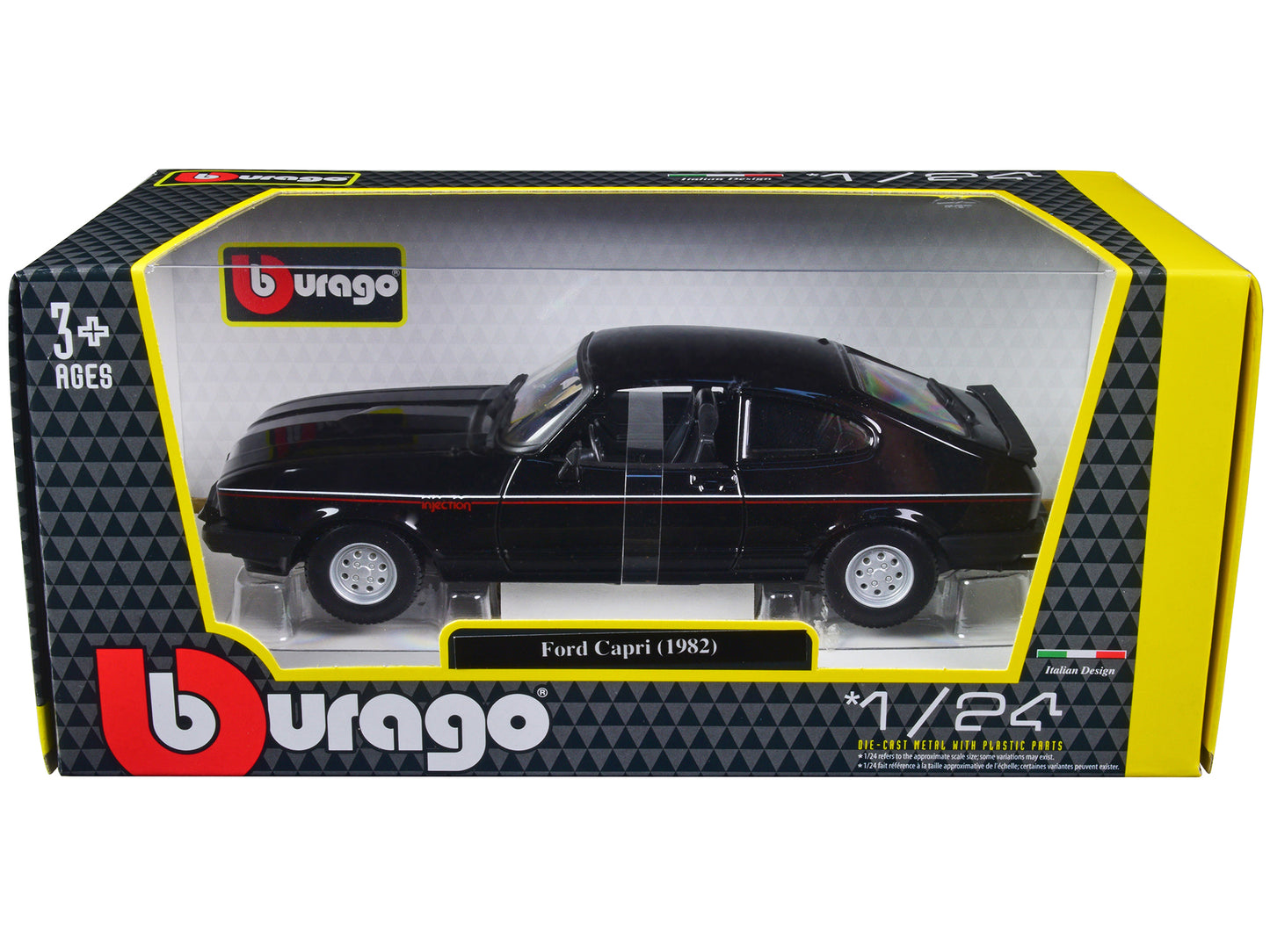 1982 Ford Capri Black Diecast Model Car