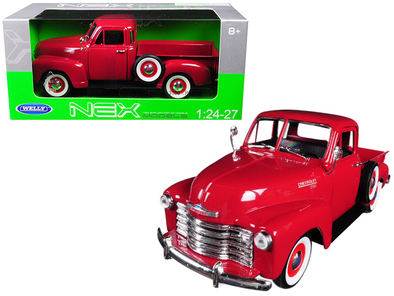 1953 Chevrolet 3100 Red Diecast Model Pickup Truck