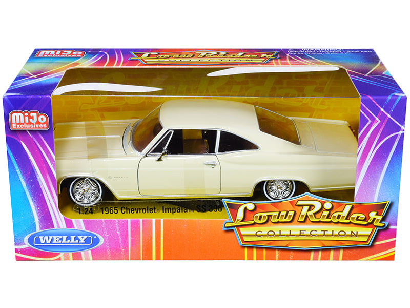 1965 Chevrolet Impala SS Beige Diecast Model Car