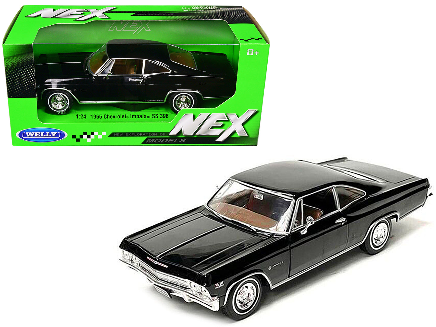 1965 Chevrolet Impala SS Black Diecast Model Car