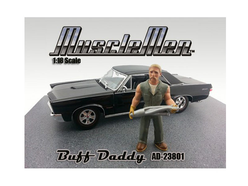 Musclemen Buff Daddy Diecast Model Rugged Man Figure
