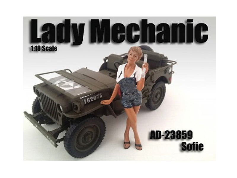 Lady Mechanic Sofie Model Auto Mechanic Figure Automotive Repair