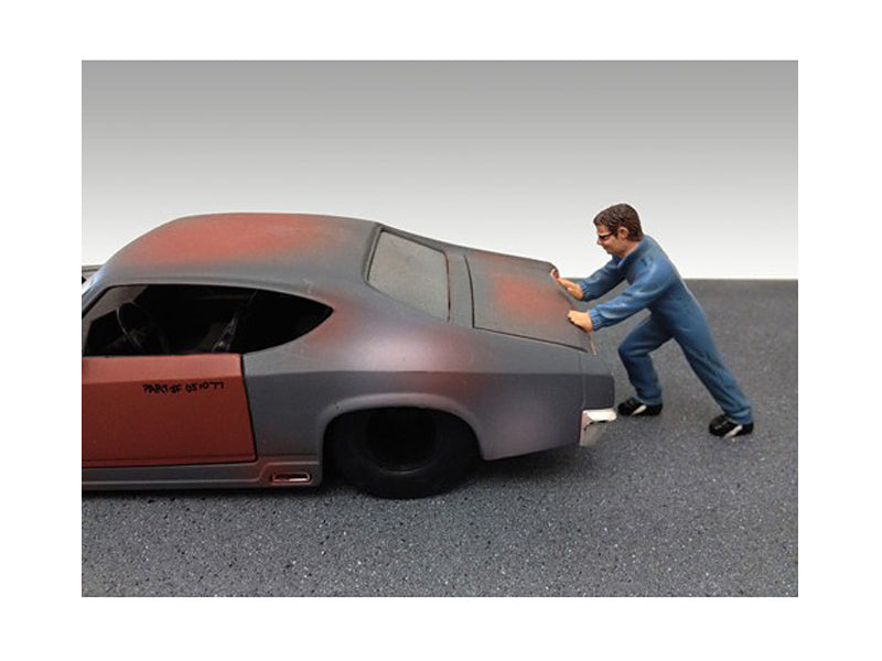Ken Figurine for Model Auto Mechanic Figure Automotive Repair