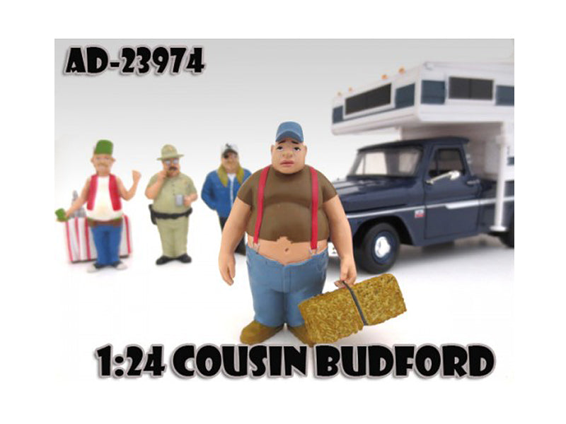 Cousin Budford Diecast Model Trailer Park Figure