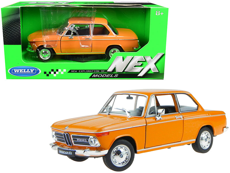 BMW 2002ti 1 Orange Diecast Model Car