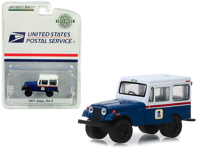 1971 Jeep DJ-5 Blue Diecast Model Car