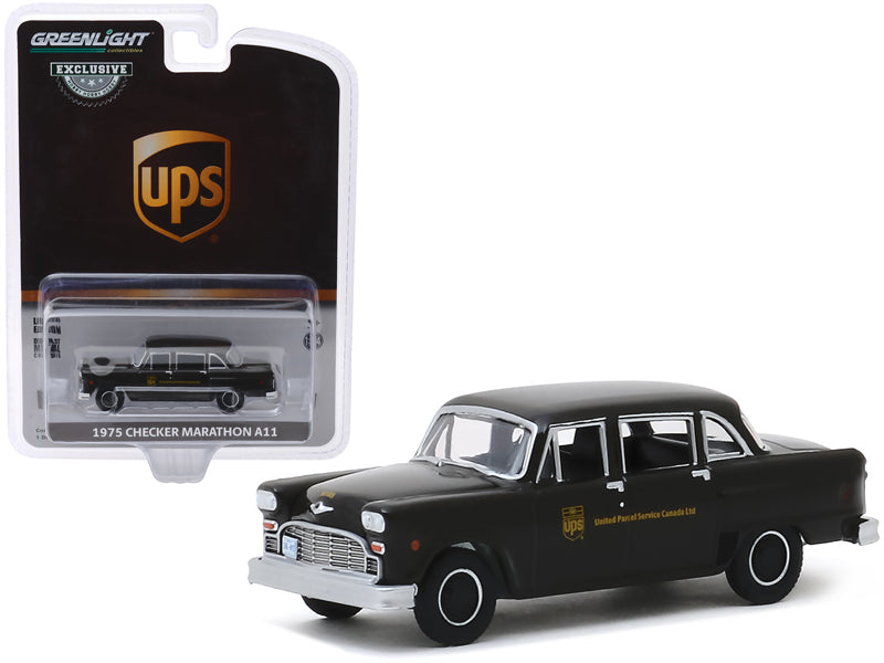 1975 Checker Marathon A11 Brown Diecast Model Car