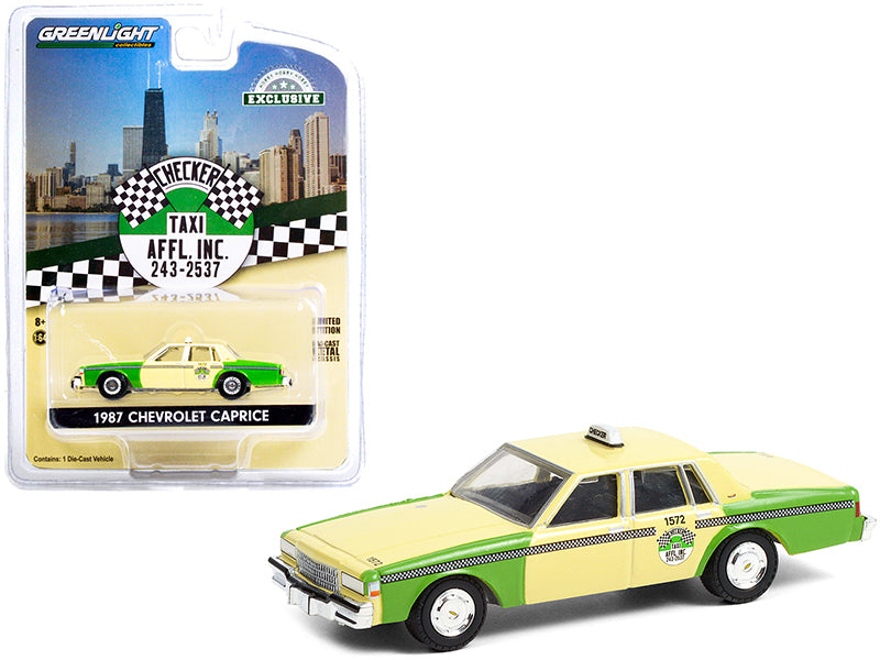 1987 Chevrolet Caprice Yellow Diecast Model Car
