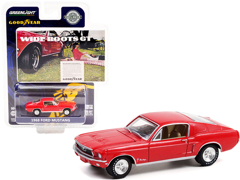 1968 Ford Mustang Red Diecast Model Car