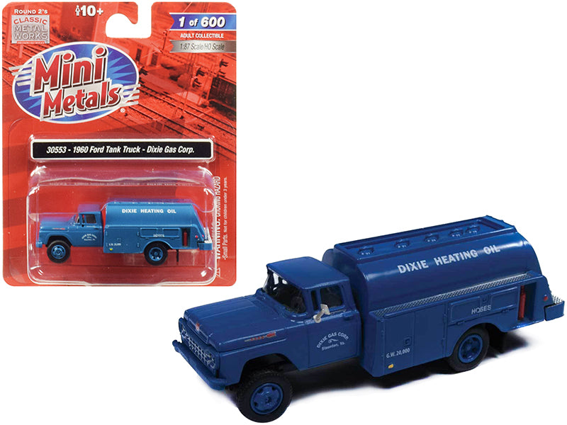 1959 Ford Tanker Blue Model Tanker Truck