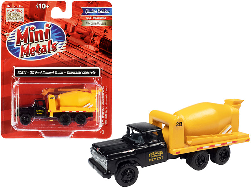 1960 Ford Cement Mixer Black Model Cement Mixer Truck