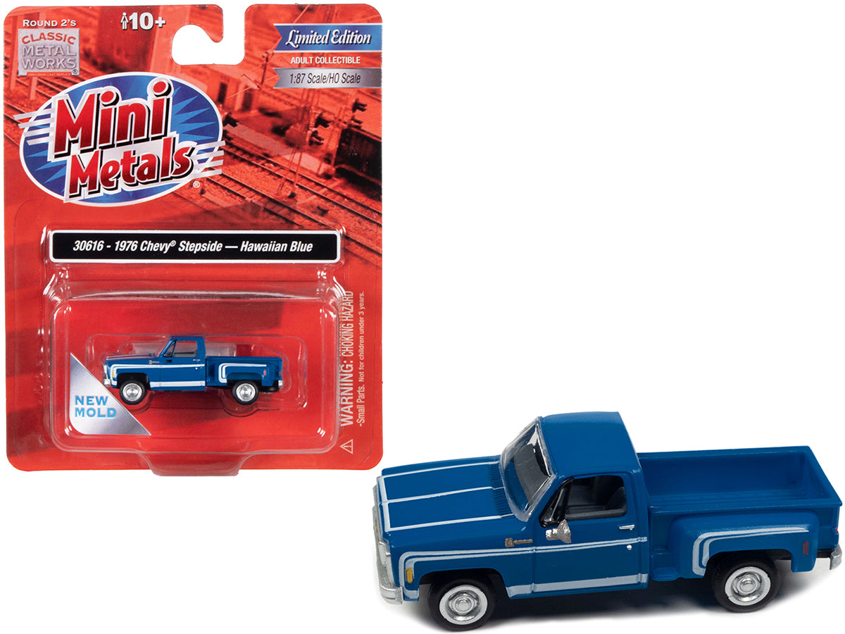 1976 Chevrolet Stepside Blue Model Pickup Truck