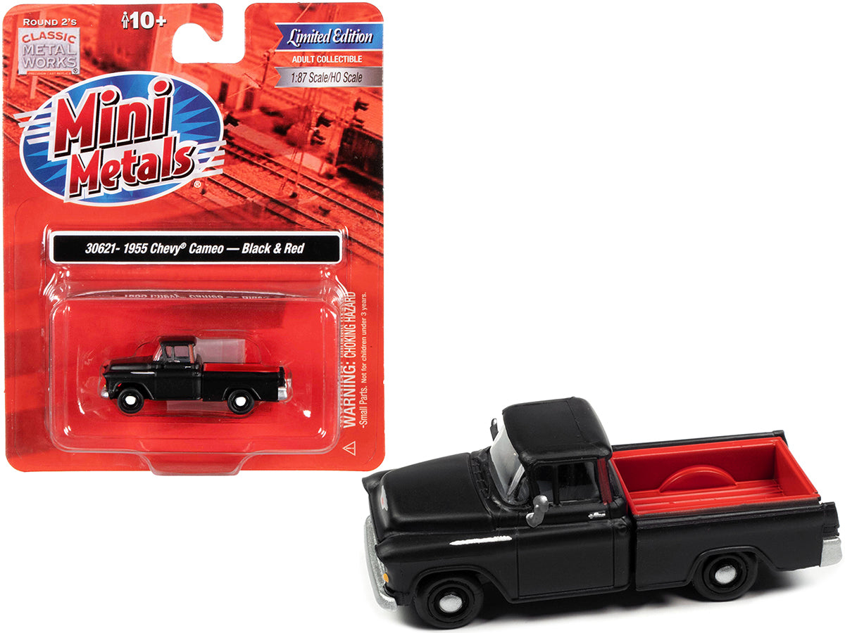 1955 Chevrolet Cameo Black Model Pickup Truck