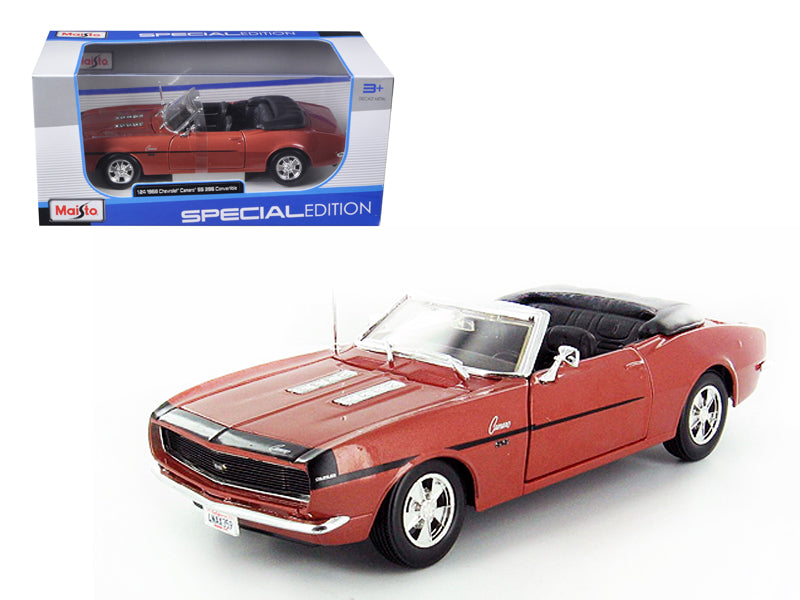 1968 Chevrolet Camaro SS Bronze Diecast Model Car