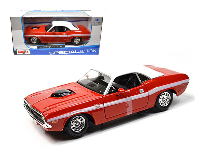 1970 Dodge Challenger R Red Diecast Model Car